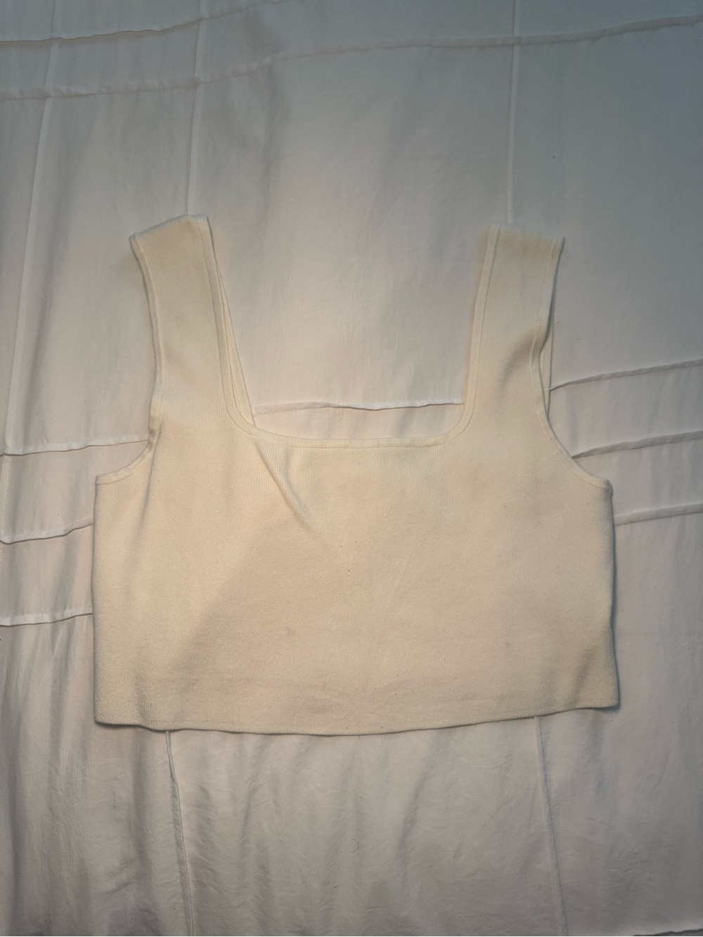 H&M Cream Crop Top